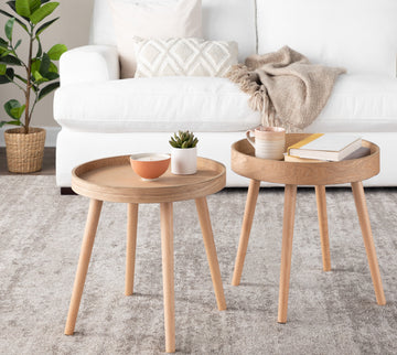 Mid-Century Modern Side Table Set