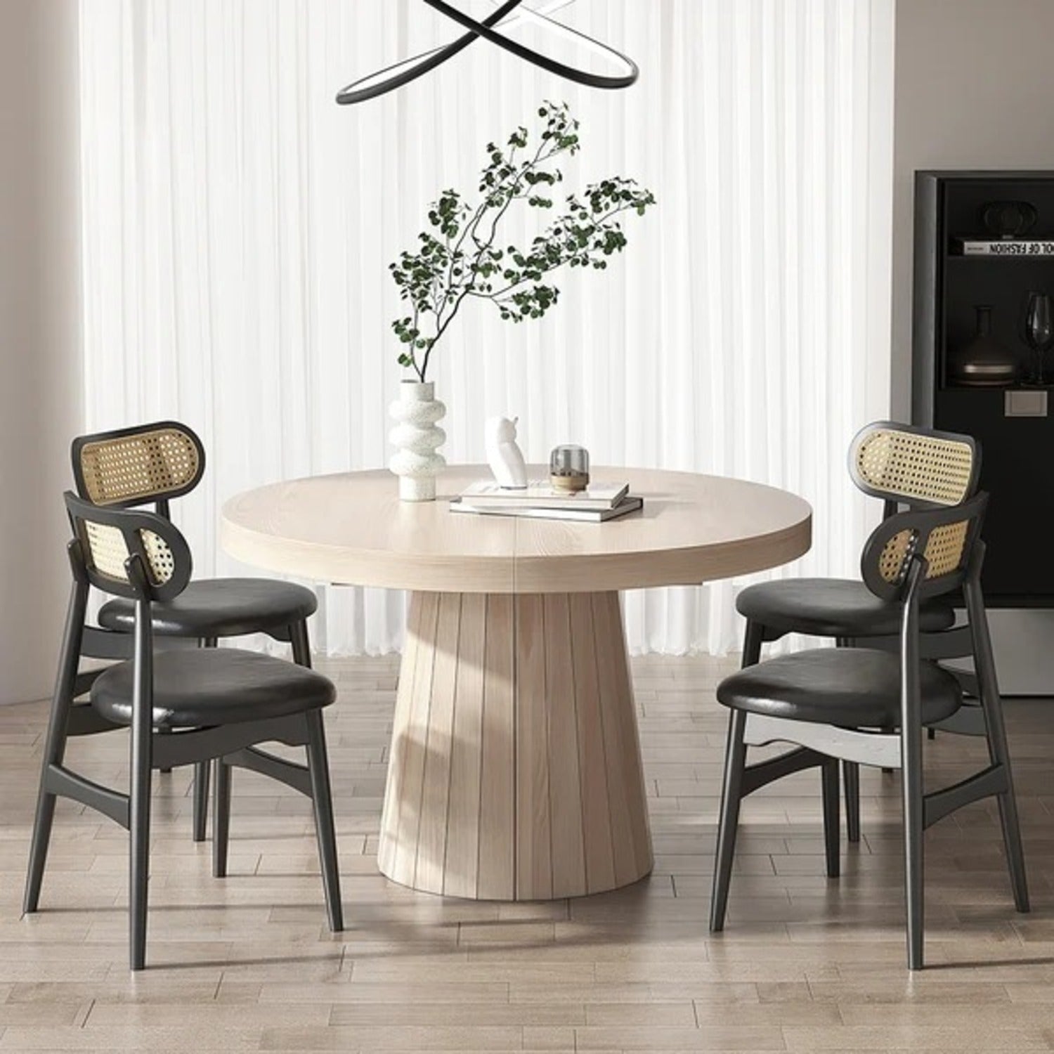 Japandi Expandable Dining Table
