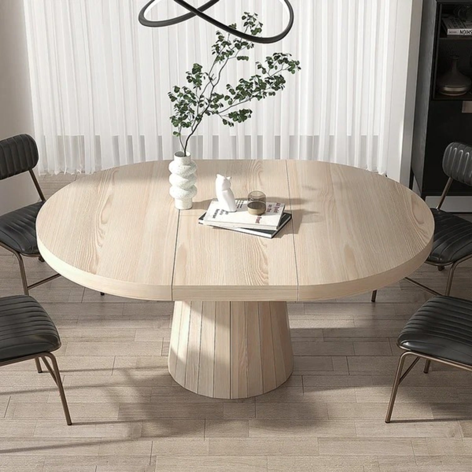 Japandi Expandable Dining Table