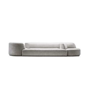 High End Modern Fabric Bordone Sectional Sofa