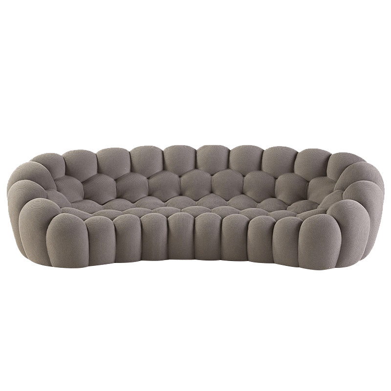 BUBBLE CURVED 3 SEATER SOFA