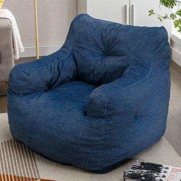 Soft Velvet Fabric Bean Bag Chair