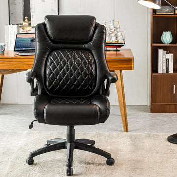 Big & Tall 400lb Ergonomic Leather Office Chair