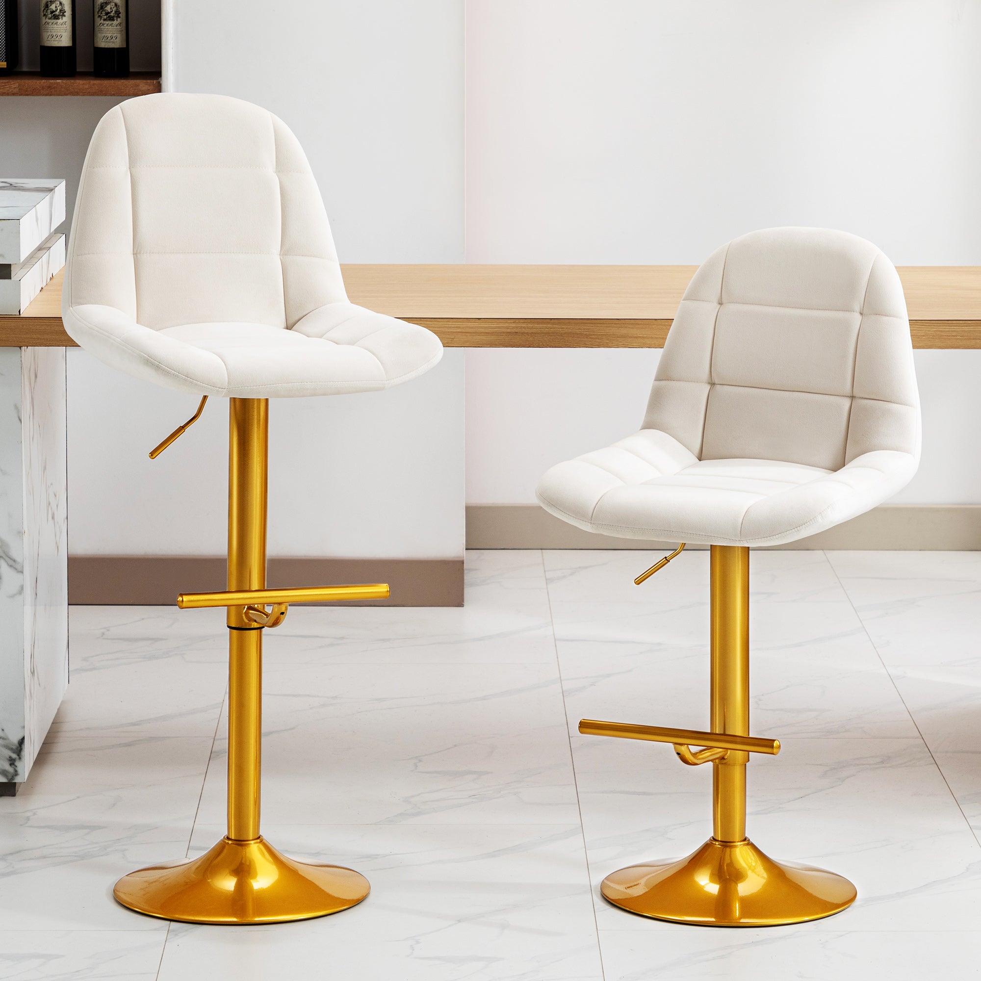 Velvet Swive Bar Stools