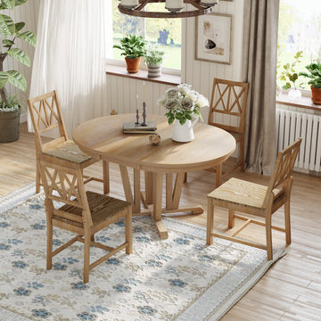 Extendable Dining Table Set