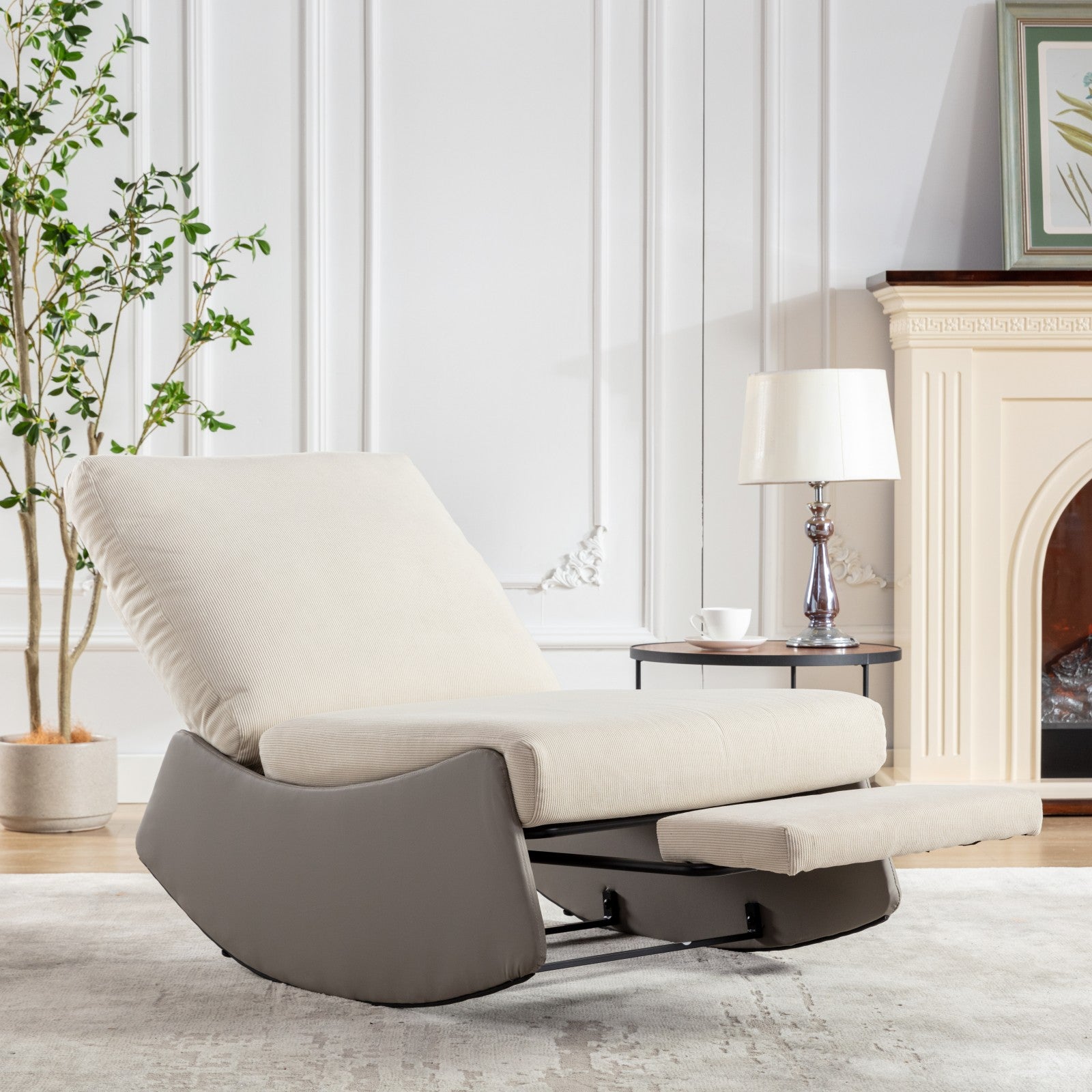 Upholstered Lounge Chair for Relaxing