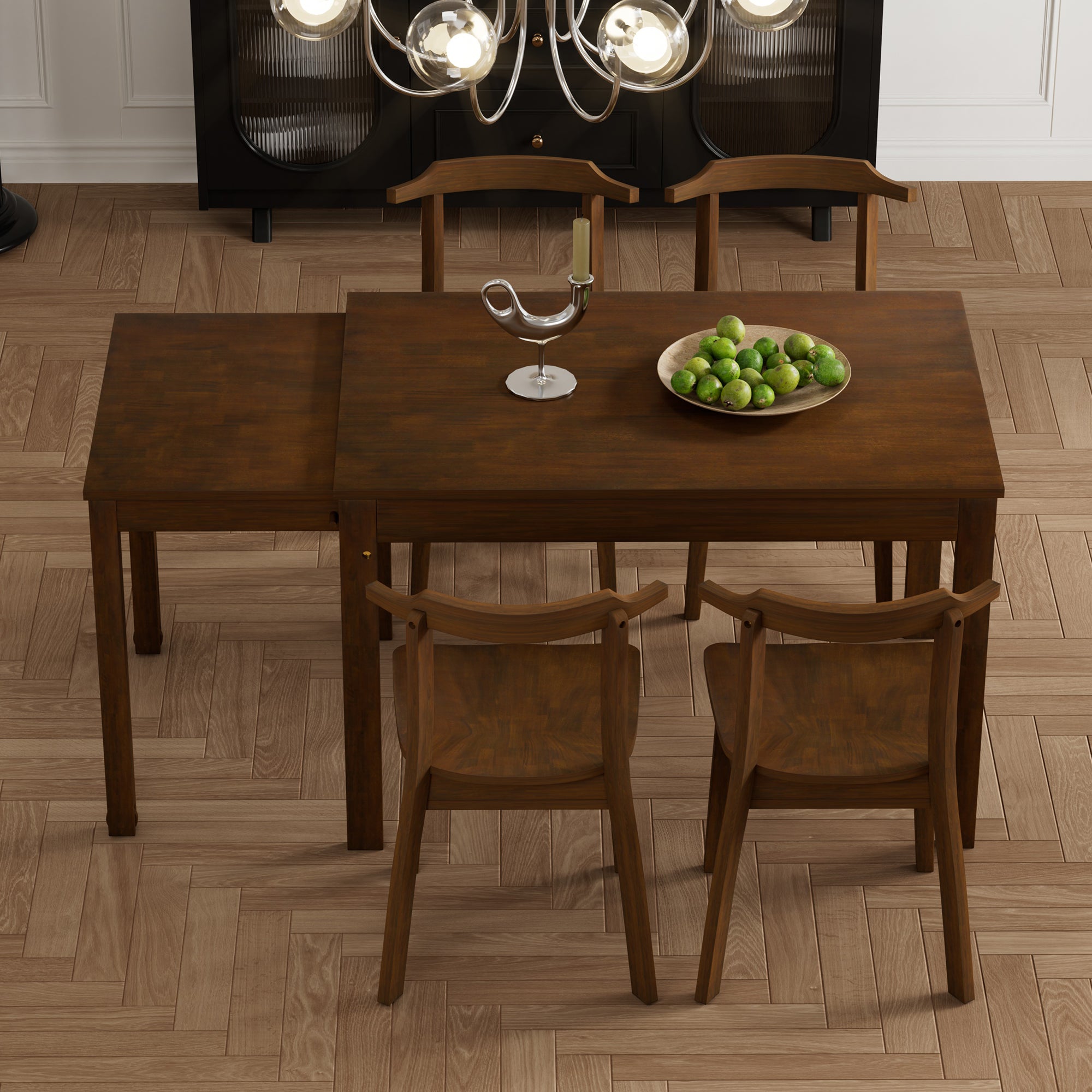 5-Piece Extendable Dining Table Set