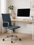 Wide Seat Computer Desk Chair with Lumbar Support 320lbs for Home Office