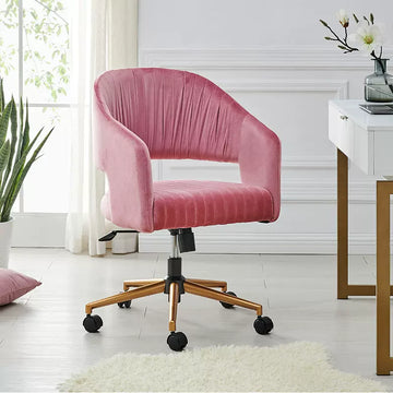 Women's Bedroom Back Swivel Chair Home Makeup Chair