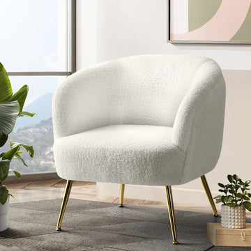 White Accent Armchairs