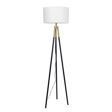 Sway Brassed Gold Floor Lamp with On/Off Switch