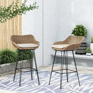 PE Rattan BAR STOOL