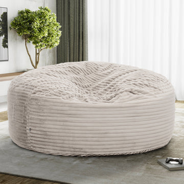 Large Corduroy Memory Foam Bean Bag